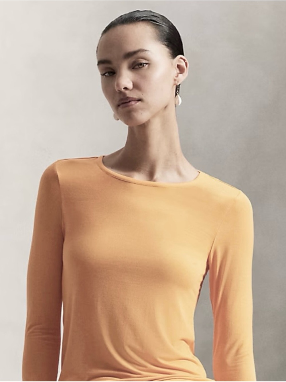 Ralph Lauren Yellow Long Sleeve Layering Top